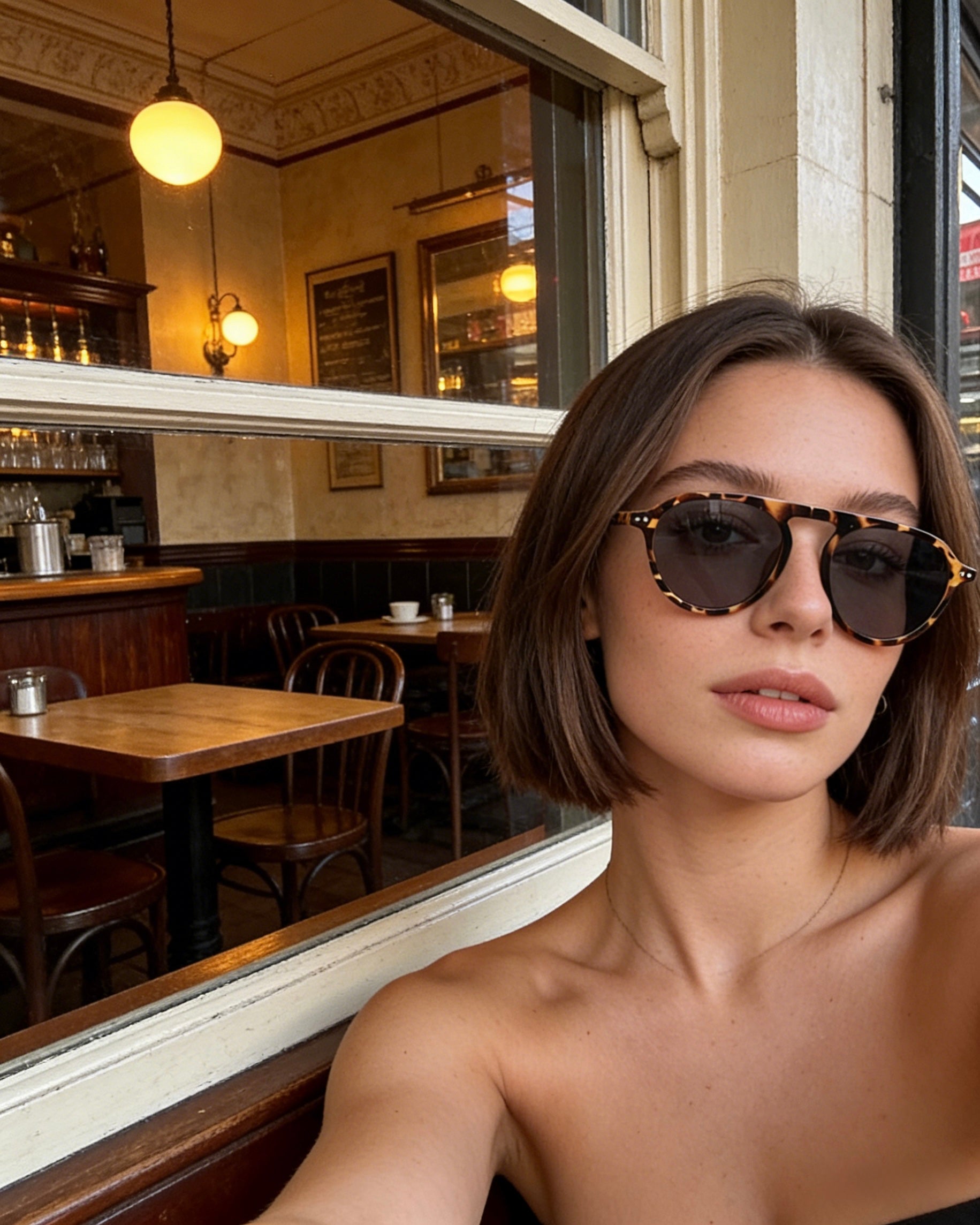 Pink Baby The Sage sunglasses with round frames and dark lenses, stylish and trendy eyewear for casual wear.