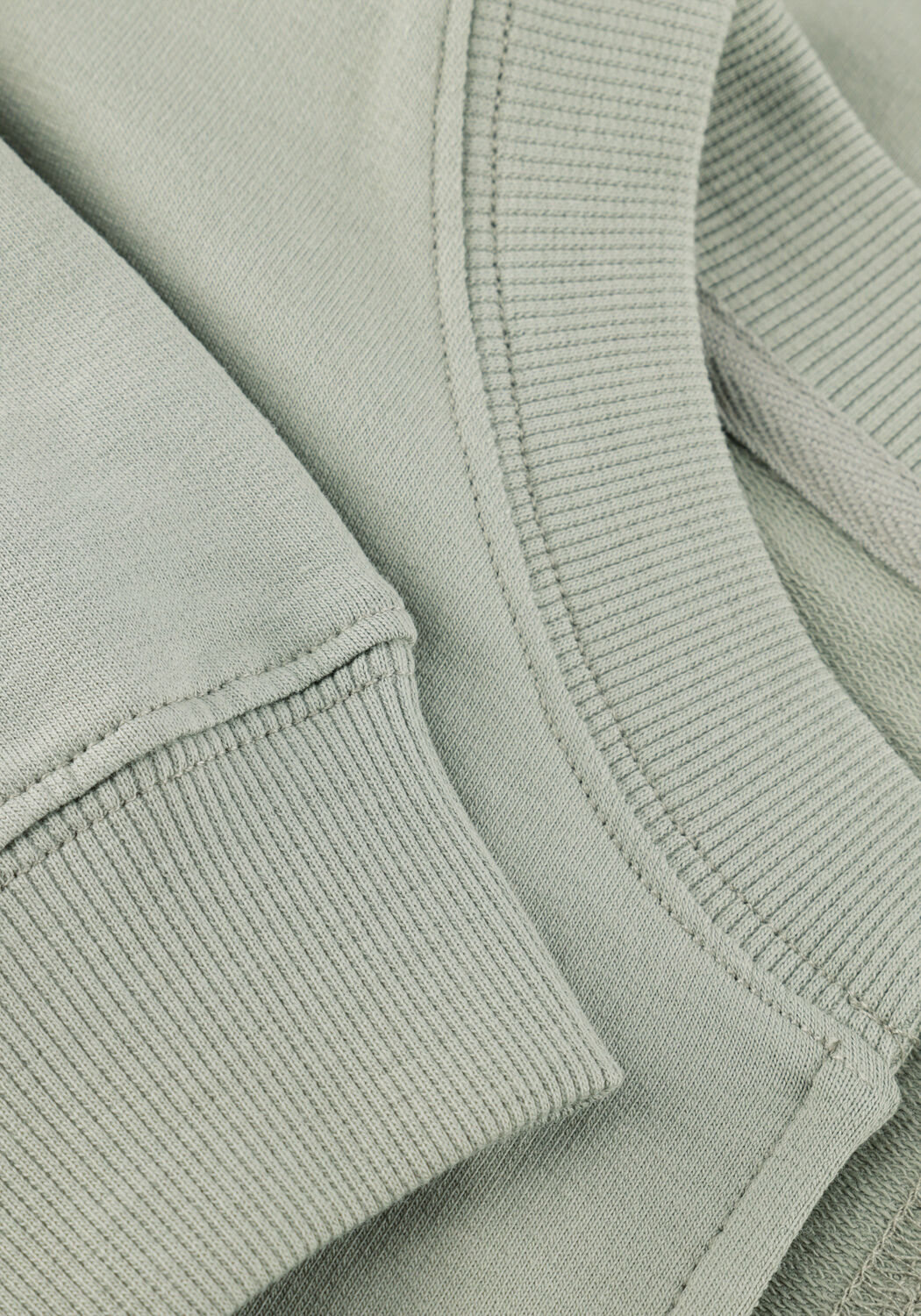 Pink Baby Solea Relaxed Notch-Neck Mini Dress in sage green, featuring a comfortable fit and stylish design.