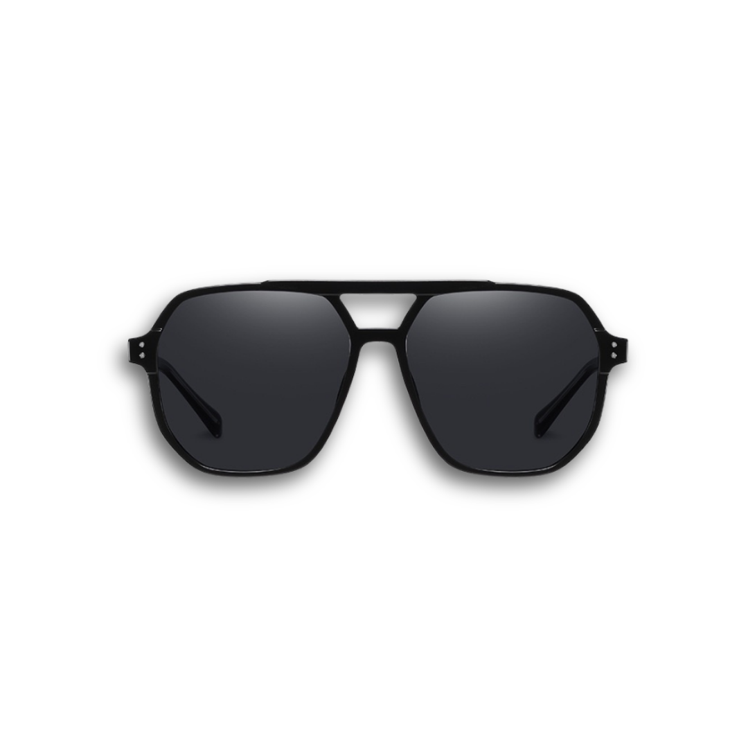Pink Baby The Blake sunglasses with black frames and tinted lenses, stylish eyewear for a trendy look.