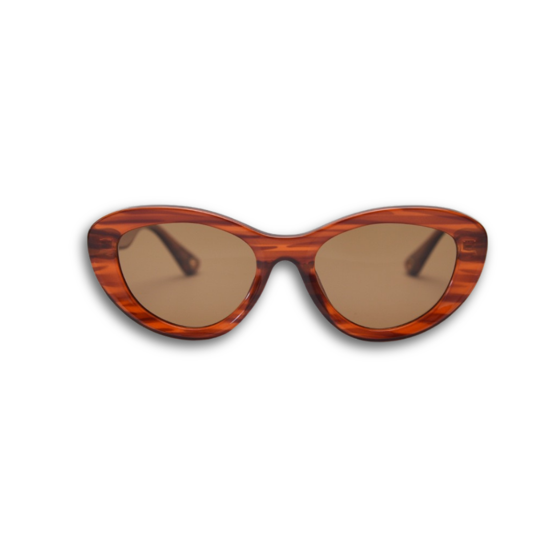 Pink Baby The Freesia red polarized sunglasses with stylish frames and tinted lenses for eye protection and fashion.