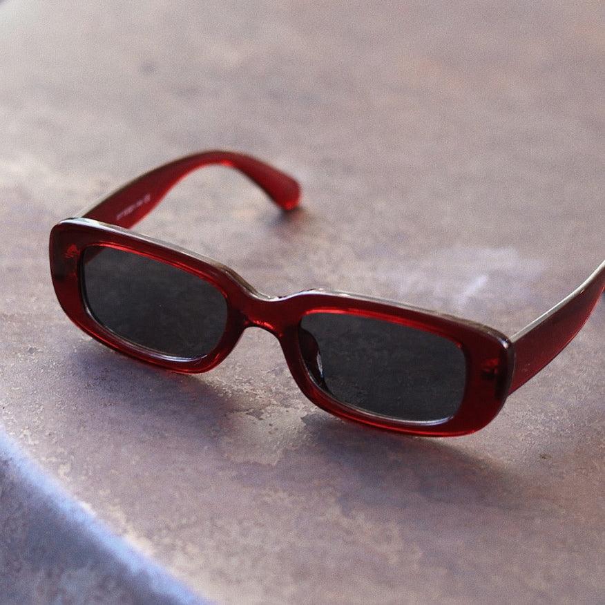 Pink Baby The Esme sunglasses with round frames and tinted lenses, stylish eyewear for a trendy look.