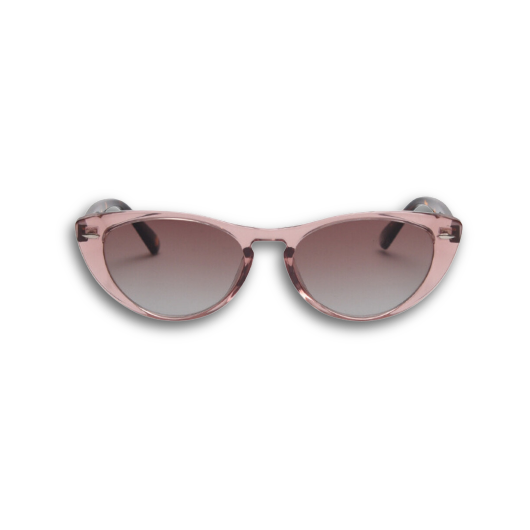 Pink Baby The Bailey pink sunglasses with rounded frames and tinted lenses, stylish eyewear for fashionable sun protection.