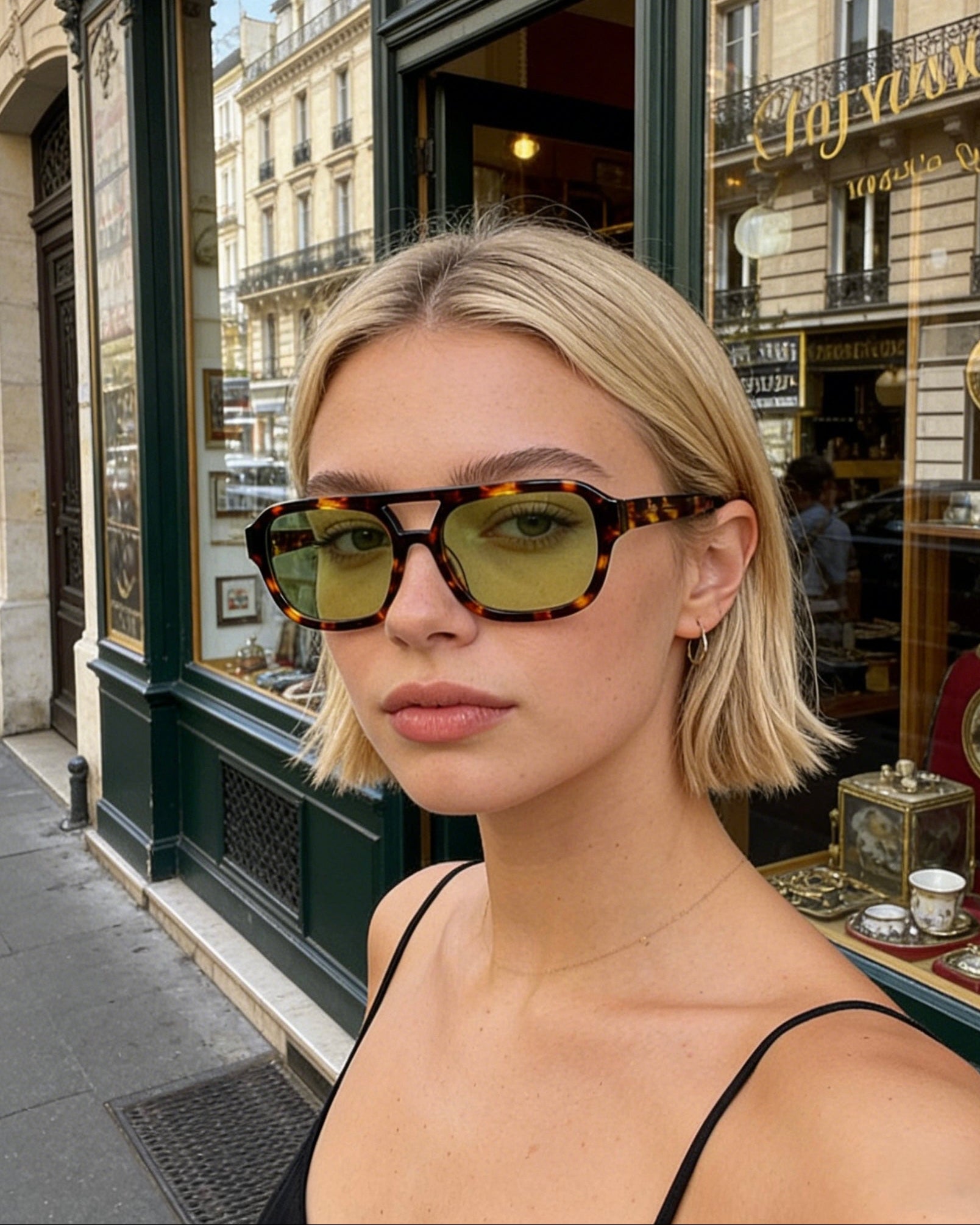 Pink Baby The Olive sunglasses with round frames and tinted lenses, stylish and protective eyewear for sunny days.