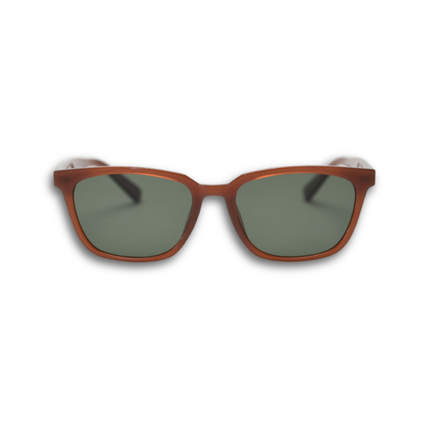 Pink Baby The Colton caramel sunglasses with rounded frames and dark tinted lenses, stylish eyewear for sun protection.