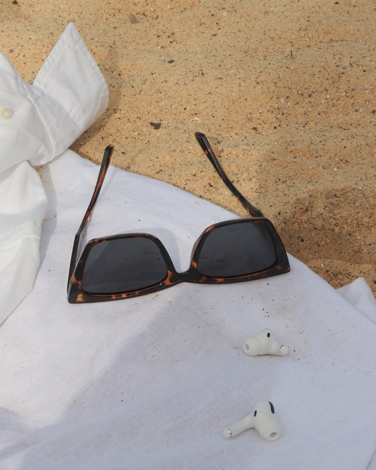 Pink Baby Levi sunglasses with black frames and tinted lenses, stylish and protective eyewear for outdoor wear.