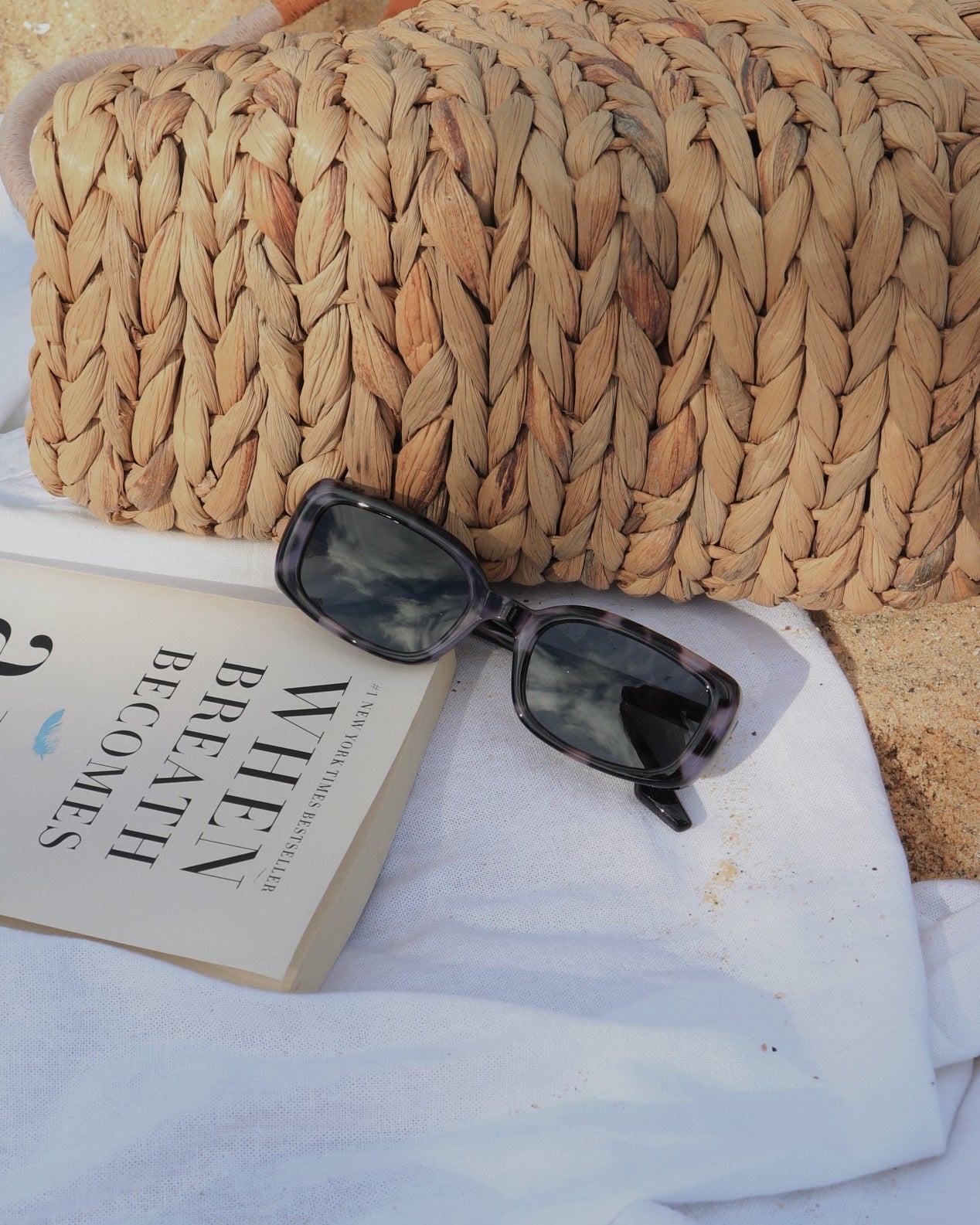 Pink Baby The Fern grey tort sunglasses with stylish frame and tinted lenses, perfect for sun protection and fashion.