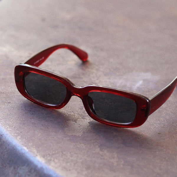 Pink Baby The Esme sunglasses with round frames and tinted lenses, stylish eyewear for a trendy look.