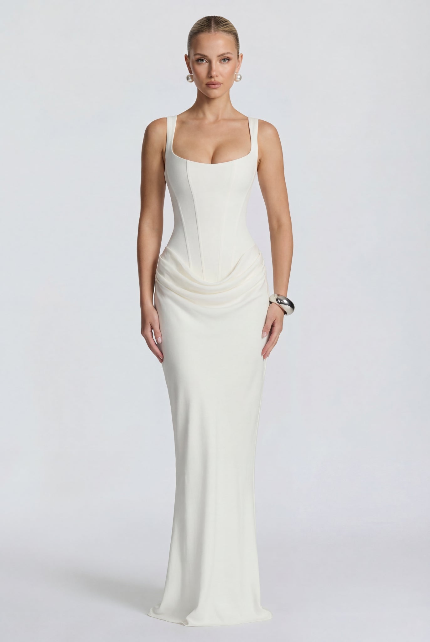 Sirena Maxi Dress White