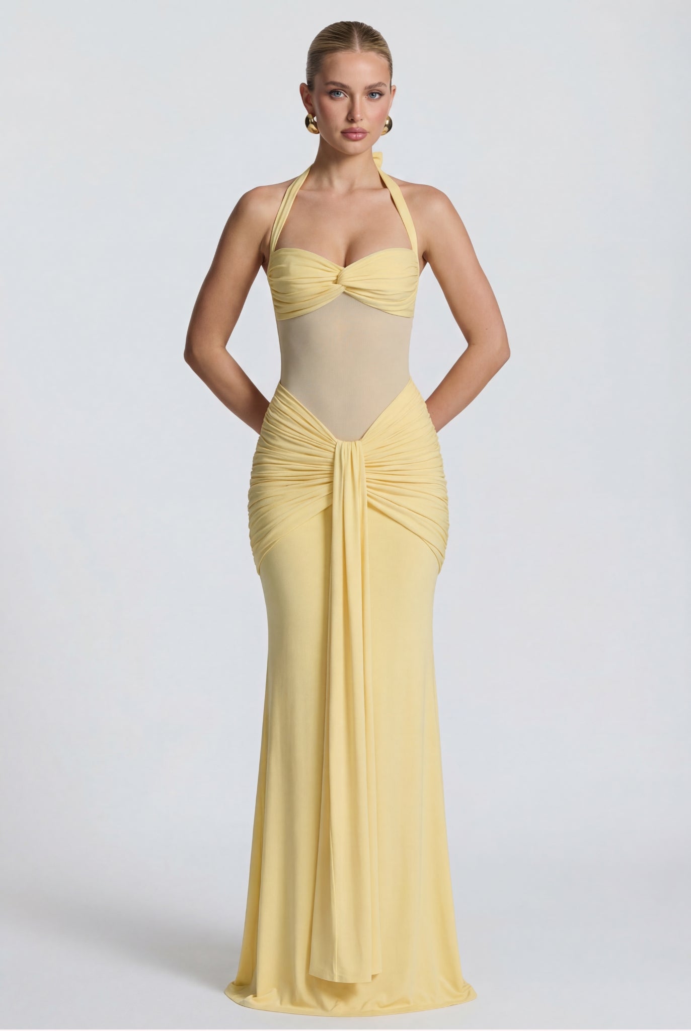 Vesper Maxi Dress Lemon