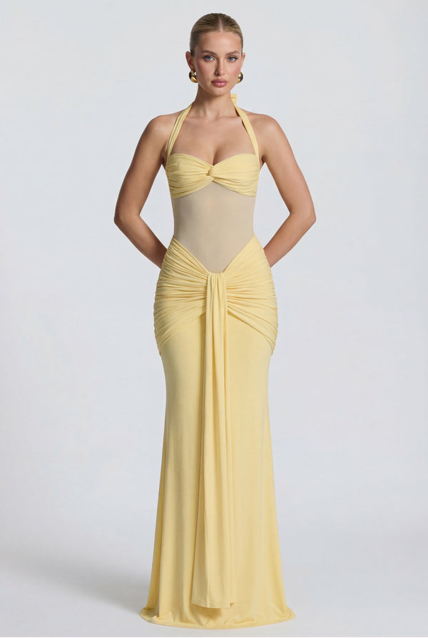 Vesper Maxi Dress Lemon