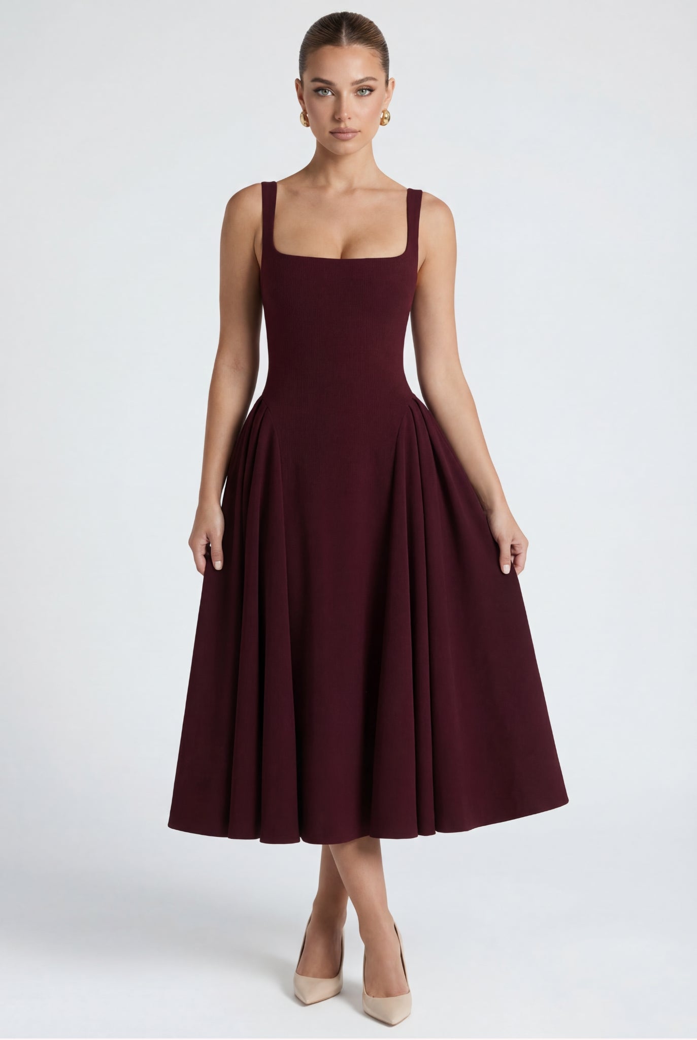 Vittoria Midi Dress Black