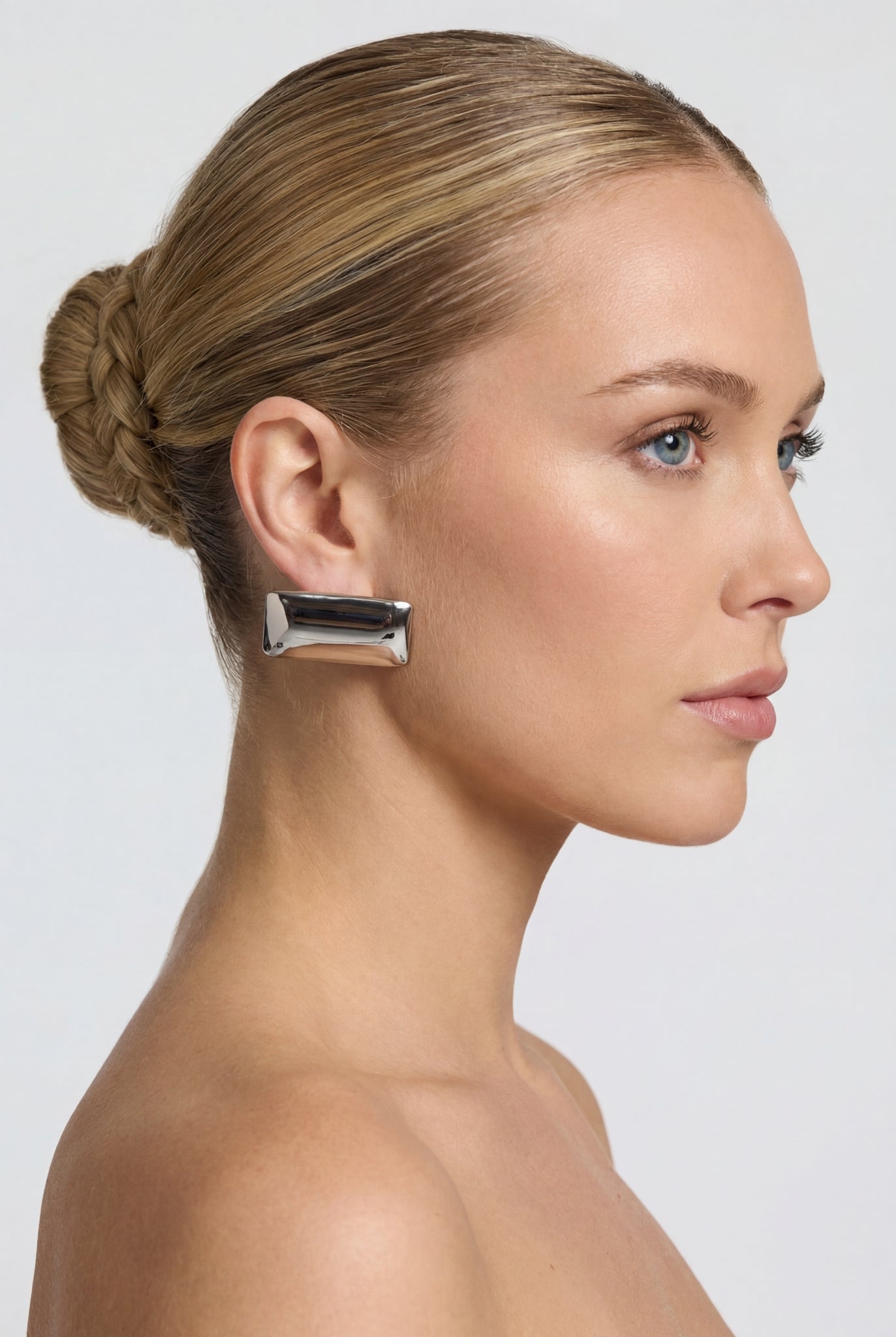 Aurora Silver Bar Earrings