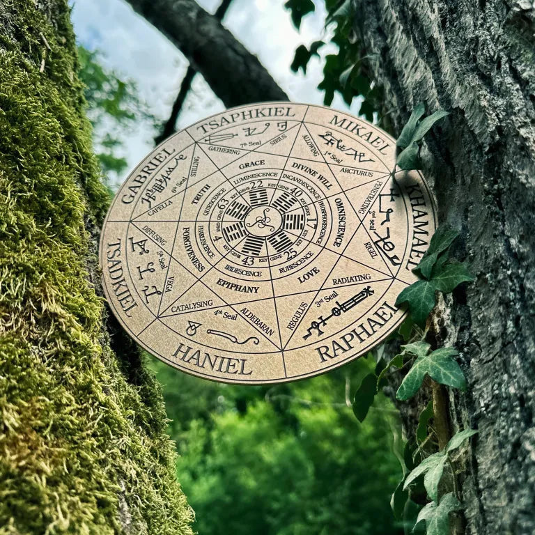 Seven Sacred Seals Angelic Mandala - Pink Baby