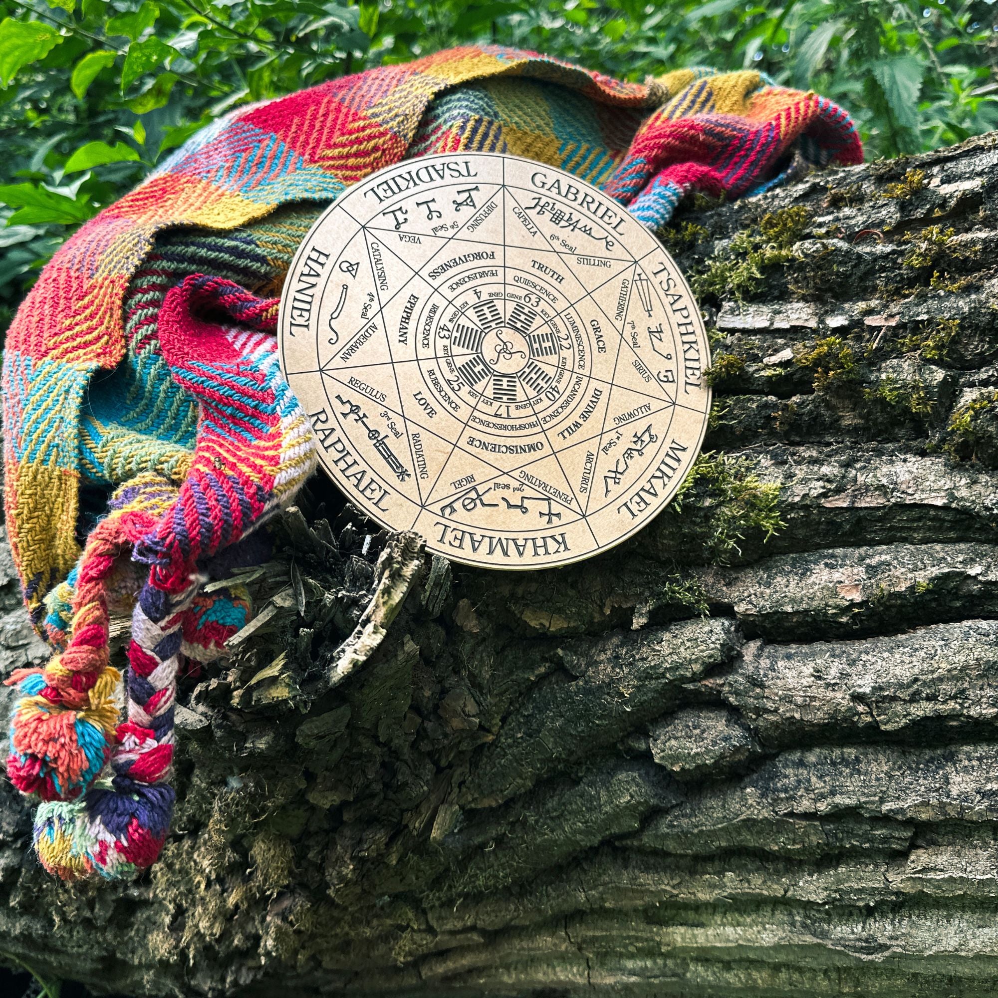 Seven Sacred Seals Angelic Mandala - Pink Baby