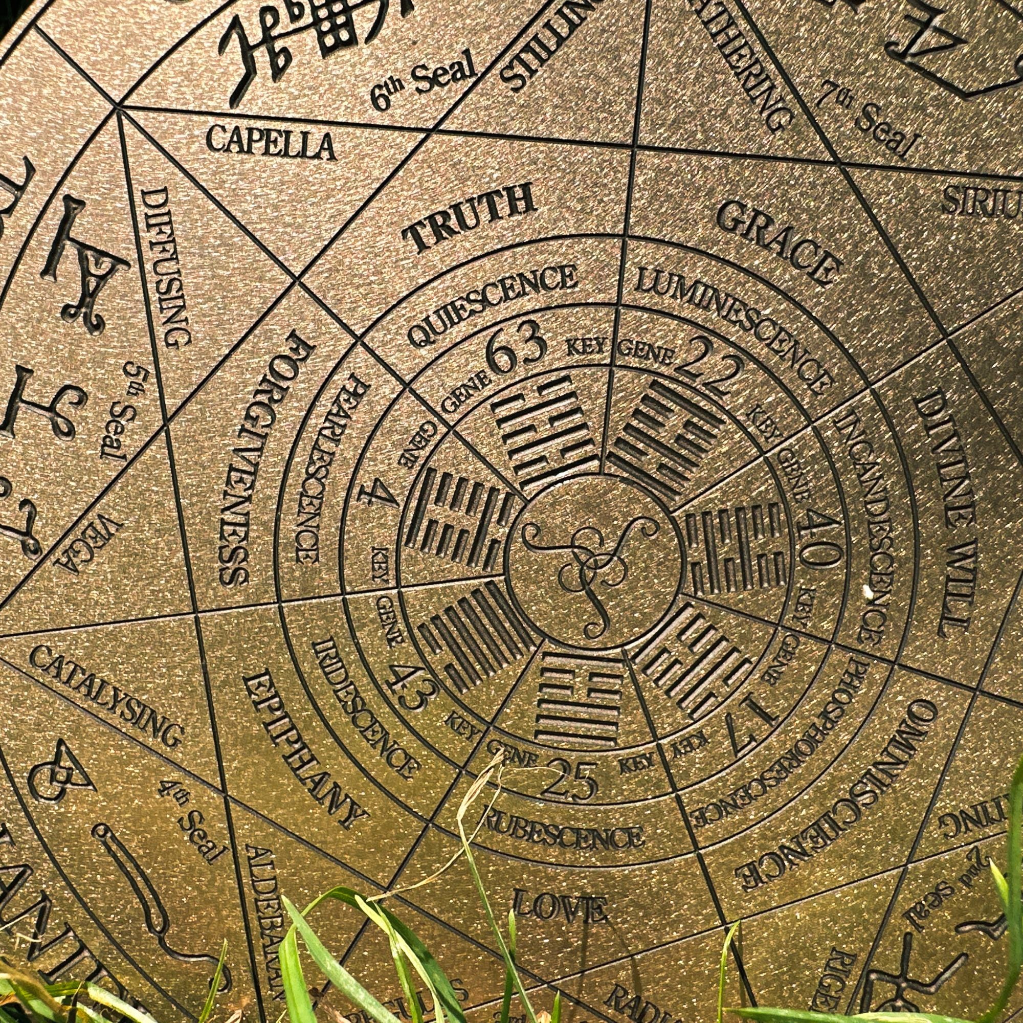 Seven Sacred Seals Angelic Mandala - Pink Baby