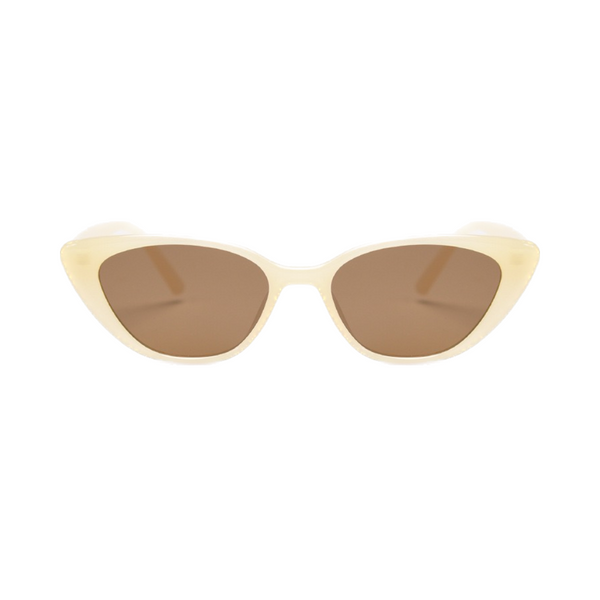 Pink Baby The Juno lemon sunglasses with yellow tint lenses and playful lemon design, stylish and fun accessory for sunny days.