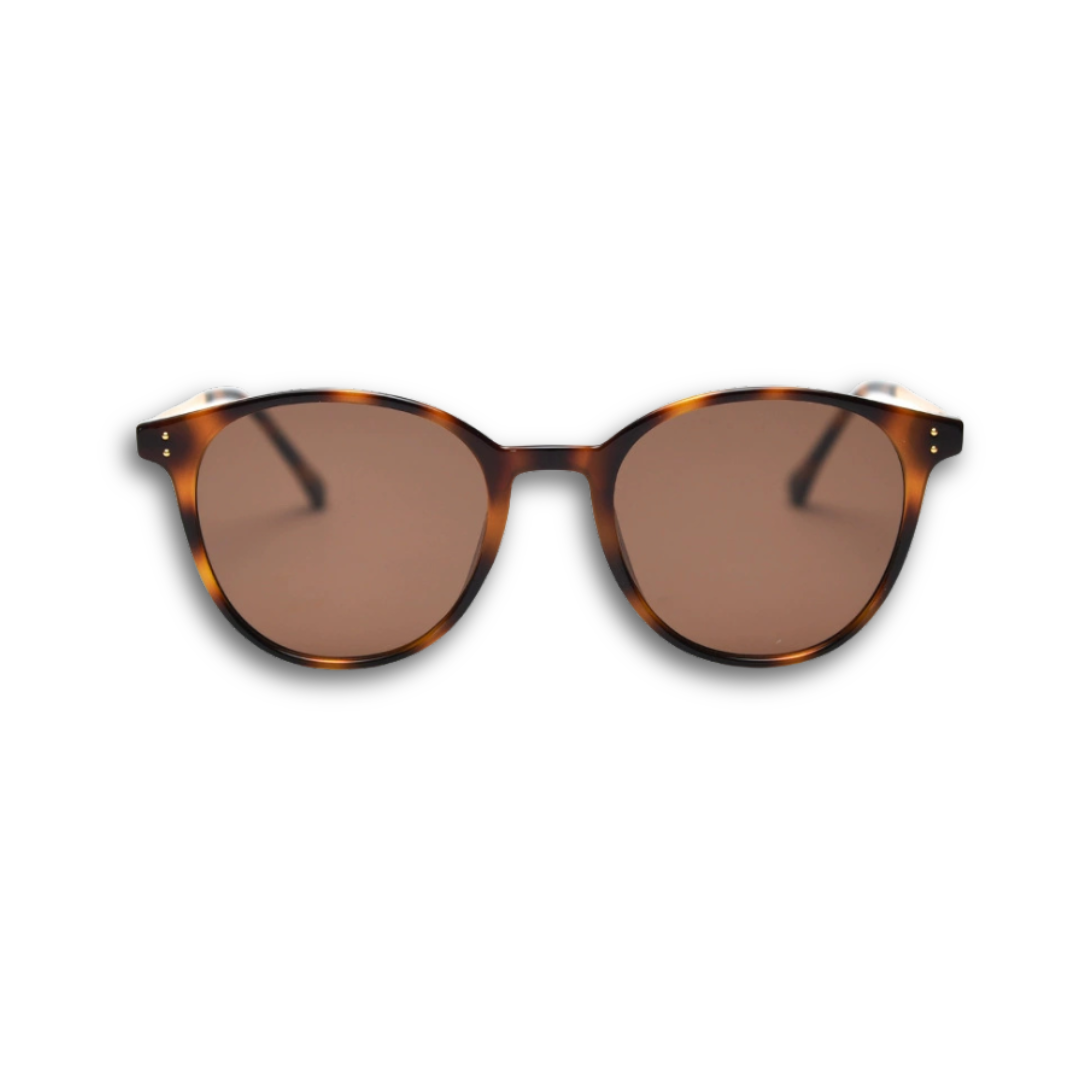Pink Baby The Avent tort sunglasses with brown tortoiseshell frames and dark lenses, stylish and protective for sunny days.